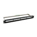 Synergy 21 Keystone Modulträger 19""Patchpanel für 24xTP-Modul 1HE*schwarz*