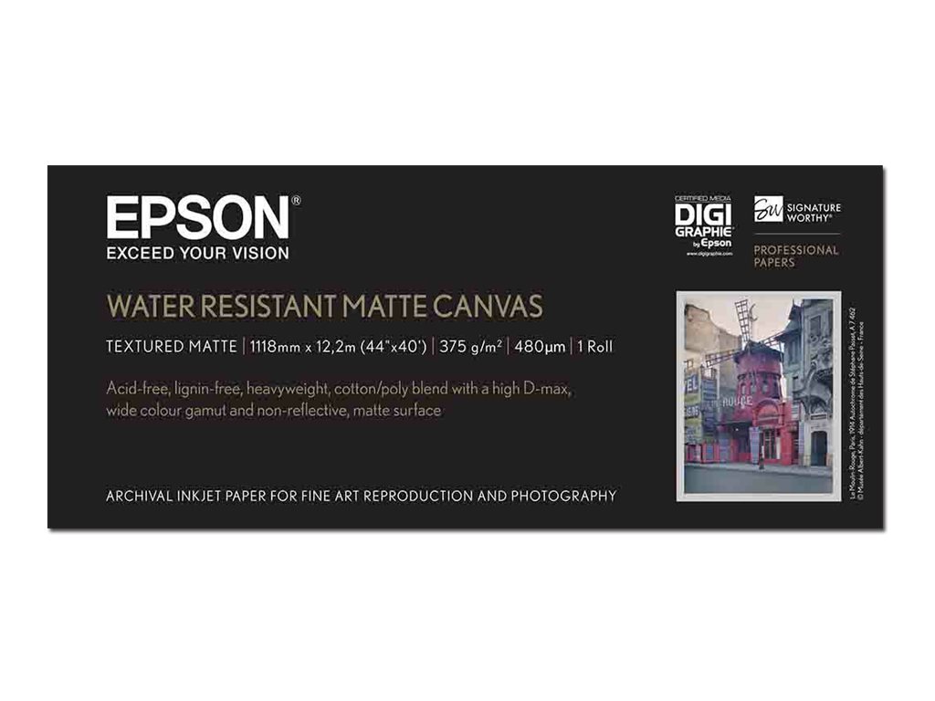 Epson Matt - Rolle (111,8 cm x 12,2 m) 1 Rolle(n) Leinwandpapier