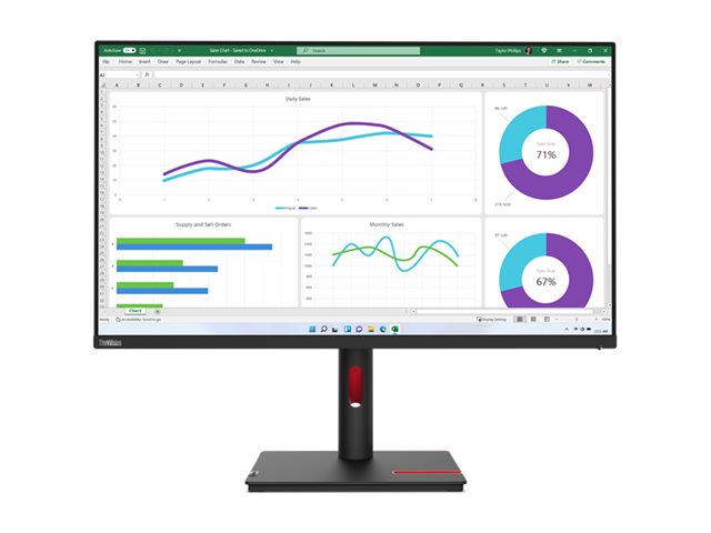 Lenovo ThinkVision T32h-30 - LED-Monitor - 80 cm (31.5")