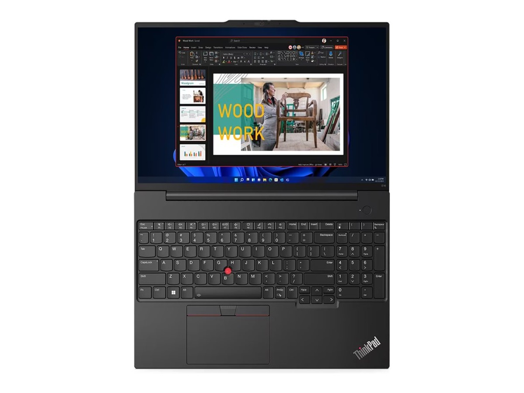 Lenovo ThinkPad E16 Gen 1 21JN - 180°-Scharnierdesign - Intel Core i5 1335U / 1.3 GHz - Win 11 Pro - Intel Iris Xe Grafik - 16 GB RAM - 512 GB SSD TCG Opal Encryption - 40.6 cm (16")