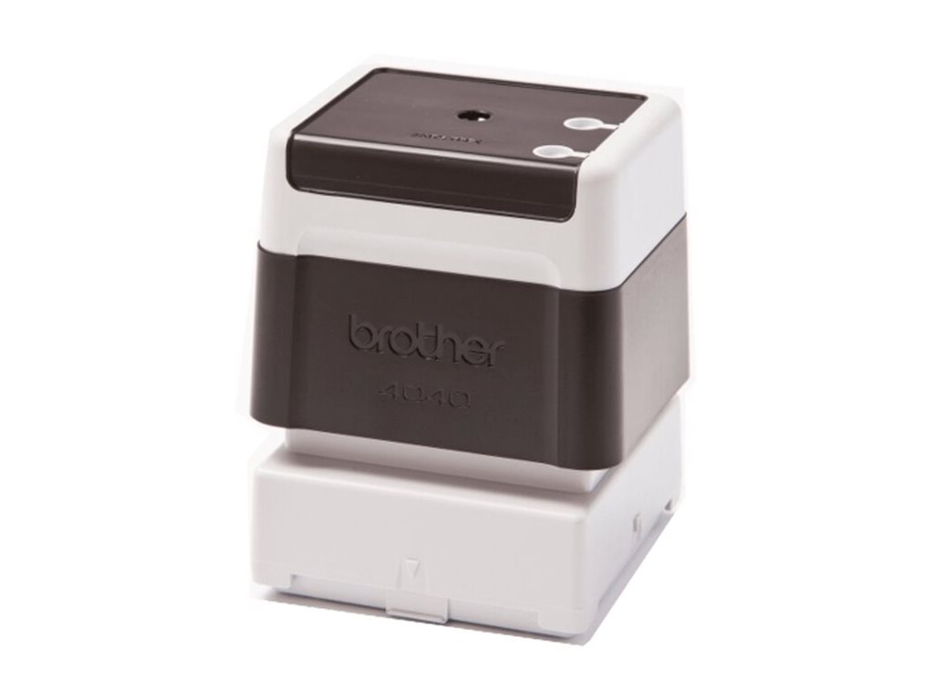 [PR4040B6P] Brother 4040 - Stempel - vorgetränkt - Schwarz - Benutzerdefinierter Text - 40 x 40 mm (Packung mit 6)