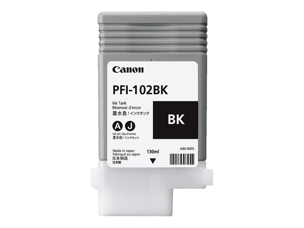 Canon PFI-102 BK - 130 ml - Schwarz - original