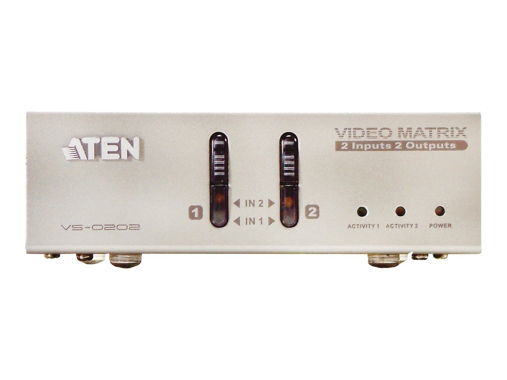 ATEN VS0202 - Video/Audio-Schalter - 2 x VGA/Audio