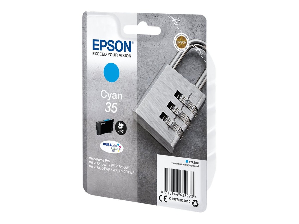 Epson 35 - 9.1 ml - Cyan - original - Tintenpatrone