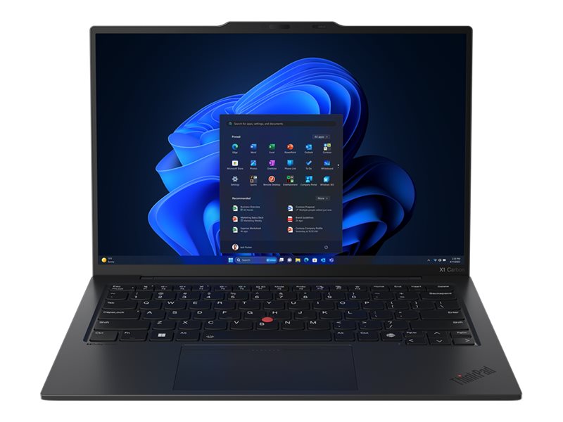 Lenovo ThinkPad X1 Carbon Gen 12 21KC - 180°-Scharnierdesign - Intel Core Ultra 7 165U / 1.7 GHz - Win 11 Pro - Intel Graphics - 32 GB RAM - 1 TB SSD TCG Opal Encryption - 35.6 cm (14")