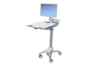 Ergotron Cart - Sliding Worksurface - Wagen - für LCD-Display / PC-Ausrüstung - medizinisch - Aluminium, verzinker Stahl, hochwertiger Kunststoff - Bildschirmgröße: bis zu 61 cm (bis zu 24 Zoll)