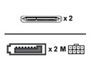Supermicro SATA- / SAS-Kabel - interne SAS, 29-polig (SFF-8482)