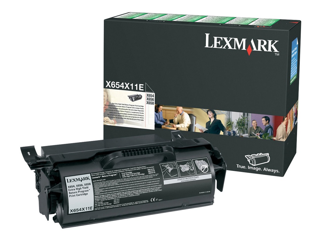 Lexmark Hohe Ergiebigkeit - Schwarz - original