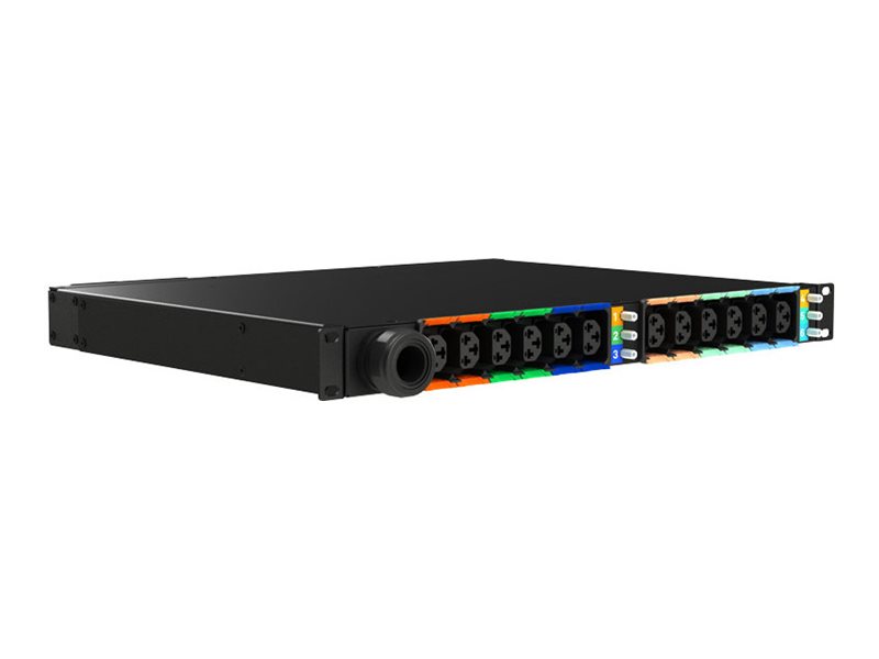 Lenovo Stromverteilungseinheit (Rack - einbaufähig) - geschaltet und überwacht - Wechselstrom 200-240 V - 3-Phasen Delta - Ethernet 10/100/1000 - Eingabe, Eingang IEC 60309 3P+N+E - Ausgangsanschlüsse: 12 (IEC 60320 C13/C19)