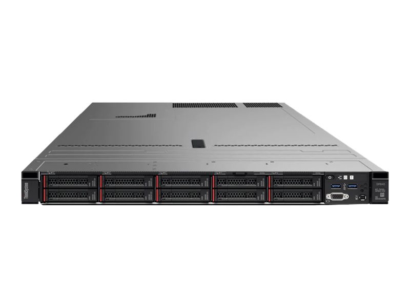 Lenovo ThinkSystem SR645 7D2X - Server - Rack-Montage - 1U - zweiweg - 1 x EPYC 7313 / 3 GHz - RAM 64 GB - SAS - Hot-Swap 6.4 cm (2.5")