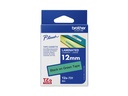 Brother TZe-731 - Schwarz auf Grün - Rolle (1,2 cm x 8 m)