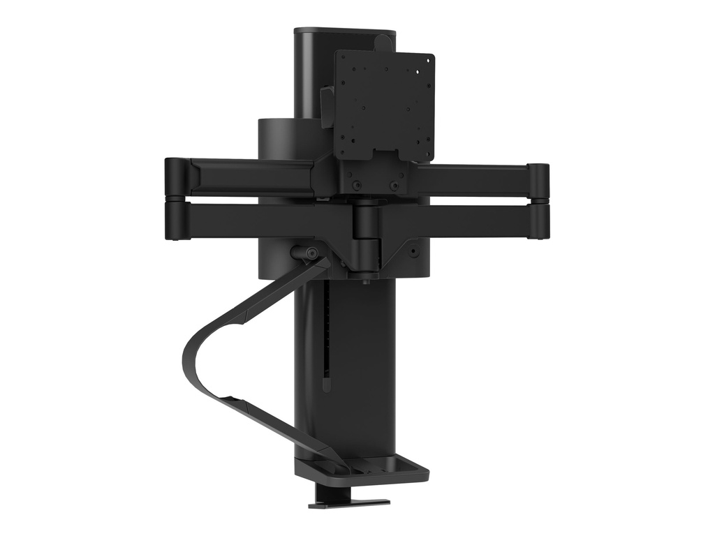 Ergotron TRACE - Befestigungskit (Spannbefestigung für Tisch, Pivot, Basis, VESA-Abstandshalter, Hubsäule, Verlängerungsarm) - Konstante Krafttechnologie - für LCD-Display - mattschwarz - Bildschirmgröße: up to 96.5 cm (up to 38")