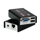 ATEN CE100 USB Mini KVM Extender 100m, schwarz/silber