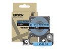 Epson LabelWorks LK-4LBJ - Schwarz auf mattem Blau - Rolle (1,2 cm x 8 m)