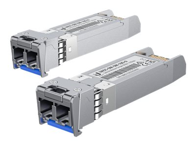 Ubiquiti UACC-OM-SM-10G-D-20 - SFP+-Transceiver-Modul - 10GbE - LC Single-Modus - bis zu 10 km - 1310 nm (Packung mit 20)