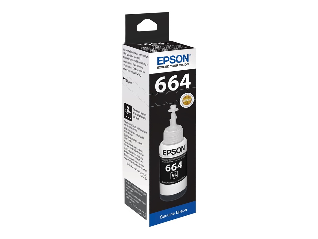 Epson T6641 - 70 ml - Schwarz - original - Nachfülltinte
