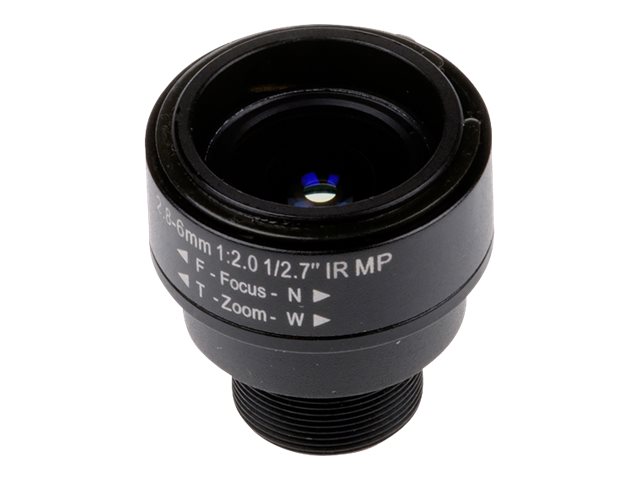 Axis CCTV-Objektiv - verschiedene Brennweiten - M12-Anschluss - 2.8 mm - 6 mm - f/2.0 (Packung mit 5)