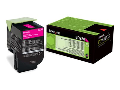 Lexmark 802M - Magenta - original - Tonerpatrone LCCP, LRP
