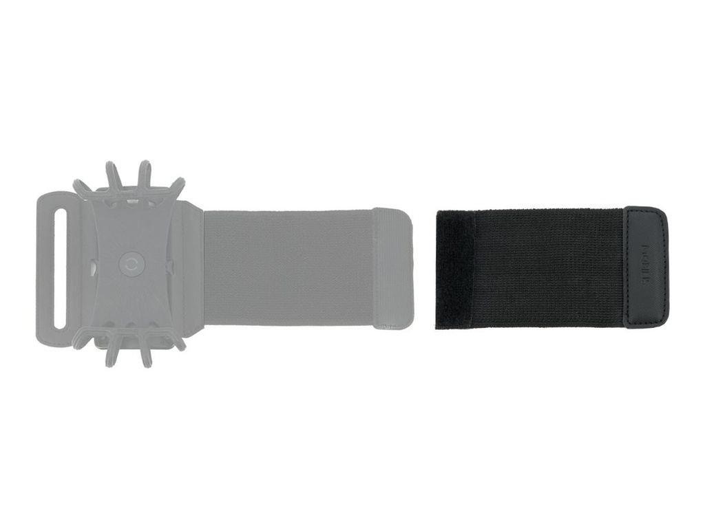 Mobilis Armbanderweiterung für Armband - elastisch, 140 x 75 mm - Schwarz (Packung mit 10)
