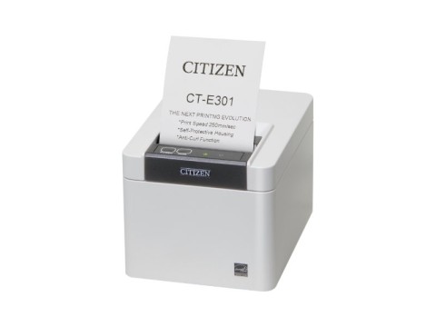 Citizen CT-E301 USB RS232 Ethernet 8 Punkte/mm - POS-Drucker - Thermotransferdruck