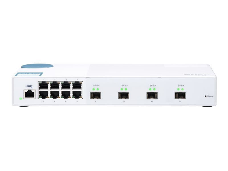 QNAP QSW-M408S - Switch - managed - 8 x 10/100/1000
