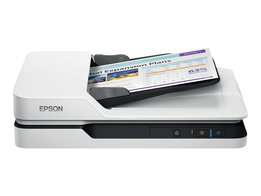 Epson WorkForce DS-1630 - Dokumentenscanner - Duplex - A4 - 1200 dpi x 1200 dpi - bis zu 25 Seiten/Min. (einfarbig)