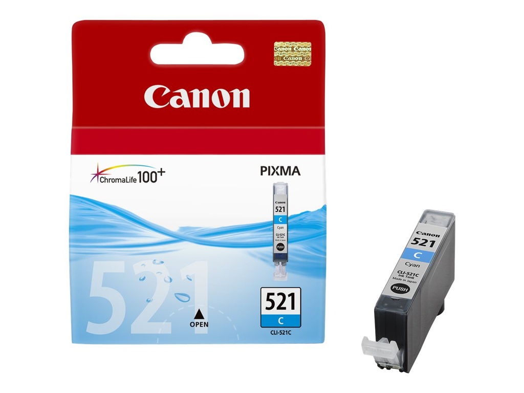 Canon CLI-521C - 9 ml - Cyan - original - Tintenbehälter