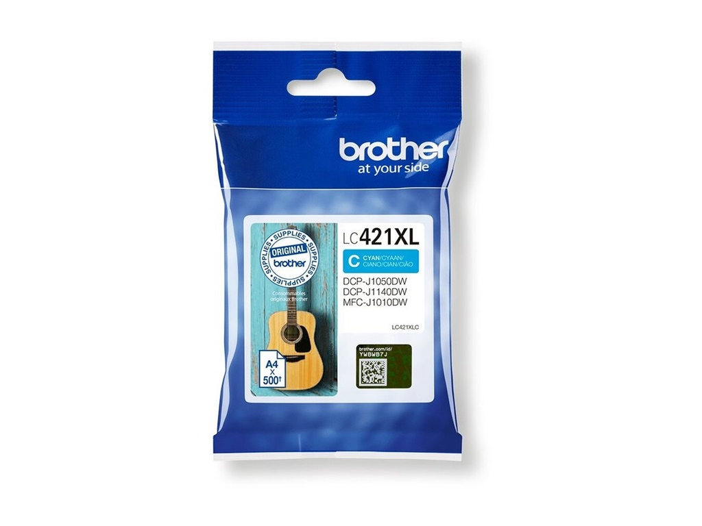 Brother LC421XLC - Hohe Ergiebigkeit - Cyan - original
