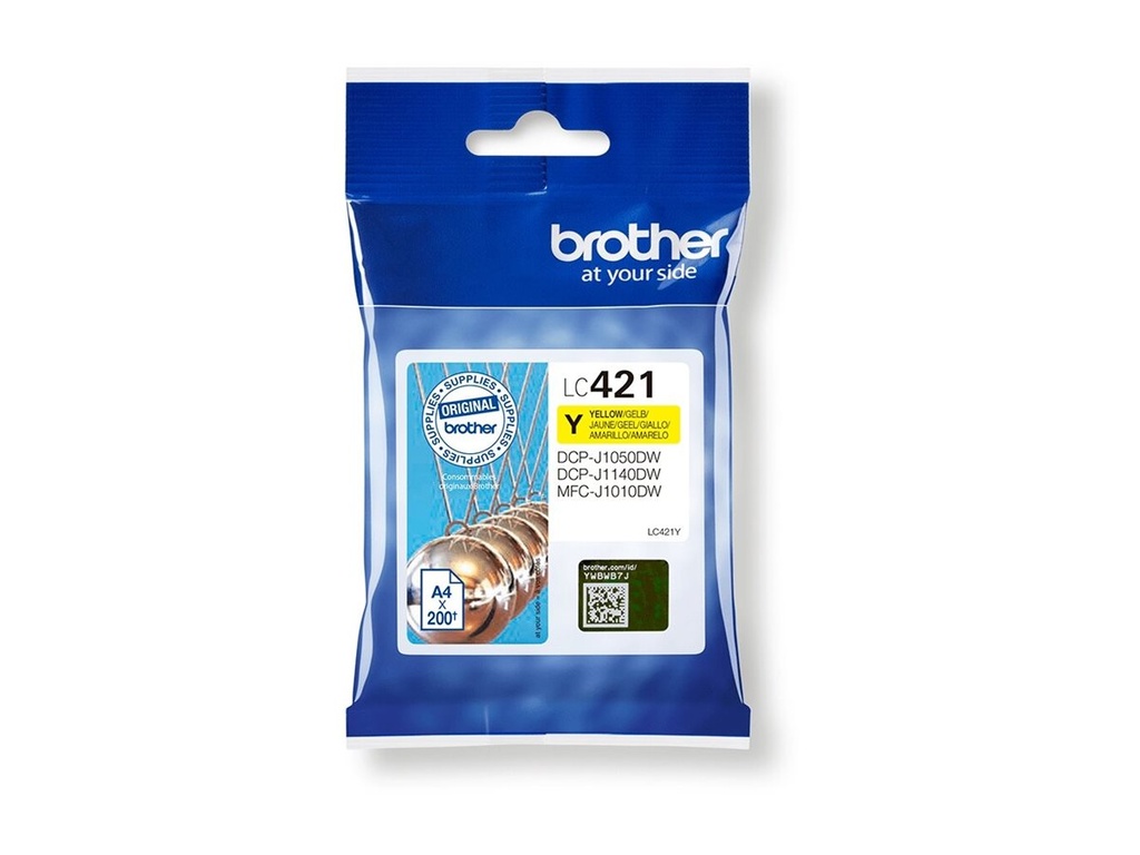 Brother LC421Y - Gelb - original - Tintenpatrone