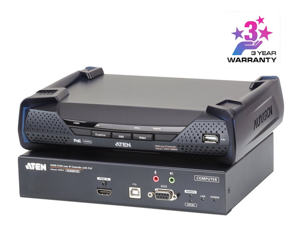 ATEN KE8952 4K HDMI Single Display KVM over IP