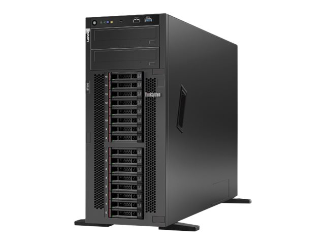 Lenovo ThinkSystem ST550 7X10 - Server - Tower - 4U - zweiweg - 1 x Xeon Silver 4210 / 2.2 GHz - RAM 32 GB - Hot-Swap 6.4 cm (2.5")