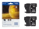 Brother LC-1100BK Black Ink Cartridge 2 stuks Tinte auf Pigmentbasis e... - Original - Tintenpatrone