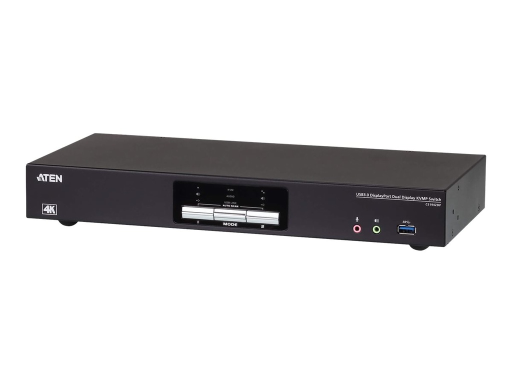 ATEN CS1942DP - KVM-/Audio-/USB-Switch - 2 x