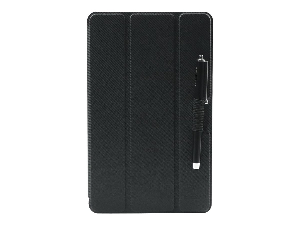 Mobilis EDGE - Flip-Hülle für Tablet - Schwarz, durchsichtig - für Lenovo Tab M10 FHD Plus (2nd Gen)