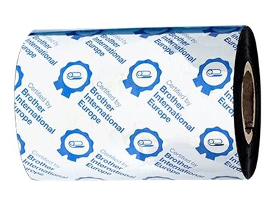 Brother Premium - Schwarz - 80 mm x 300 m - Farbband (Packung mit 12)
