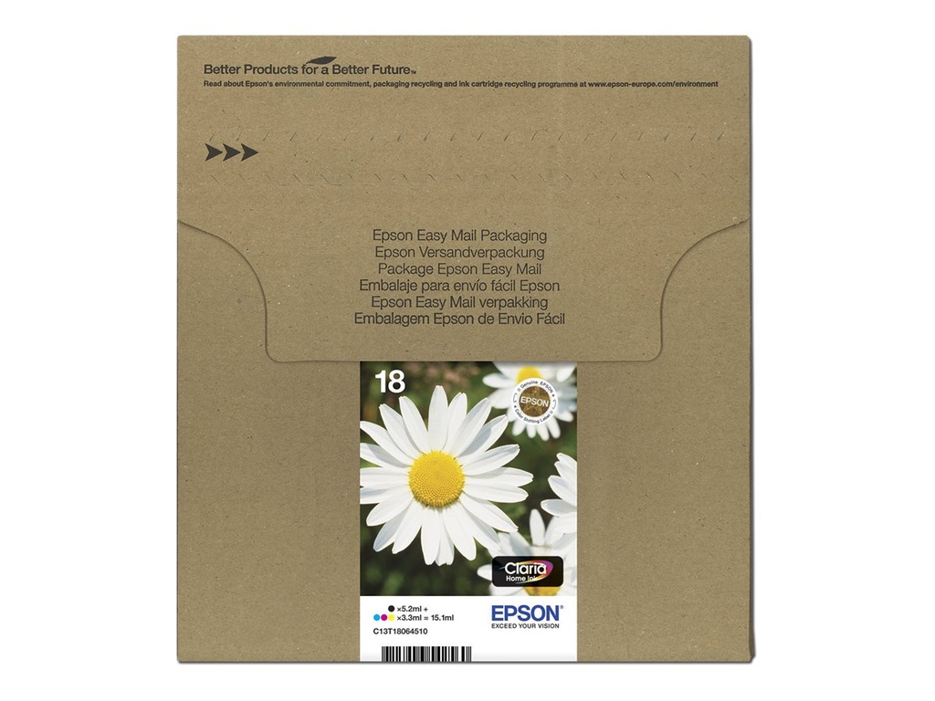 Epson T1806 Easy Mail Packaging - 4er-Pack - 15.1 ml