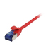 Synergy 21 Patchkabel RJ45, CAT6A 500Mhz, 0,15m, rot, U/FTP, slimline rund d=3,8mm, TPE/LSZH(Superflex), AWG32, - Kabel - Netzwerk
