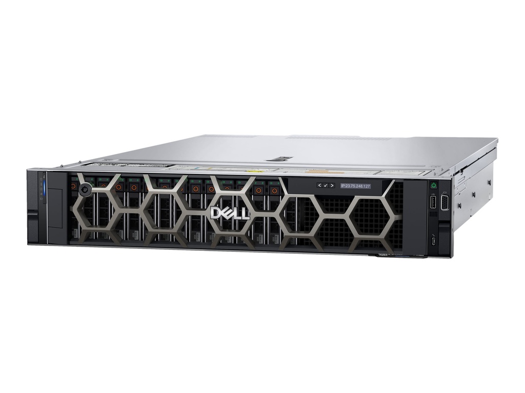 Dell PowerEdge R550 - Server - Rack-Montage - 2U - zweiweg - 2 x Xeon Silver 4310 / 2.1 GHz - RAM 64 GB - SAS - Hot-Swap 8.9 cm (3.5")