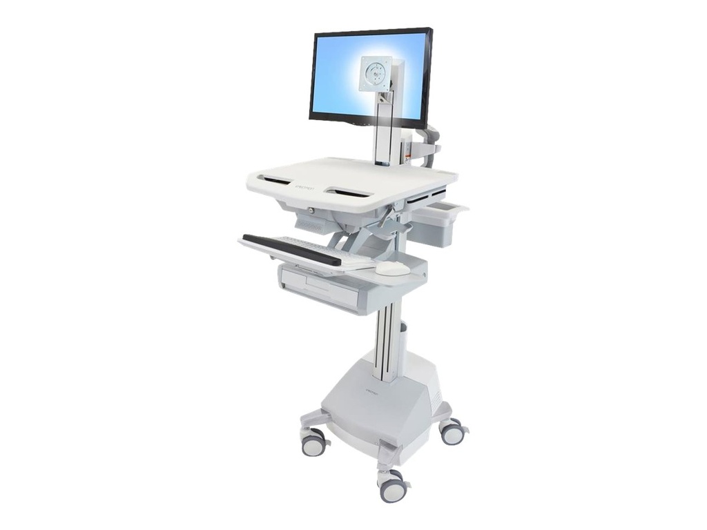 Ergotron Wagen - Konstante Krafttechnologie - für LCD-Display / PC-Ausrüstung - mit LCD-Drehpunkt, Schublade (1x1)