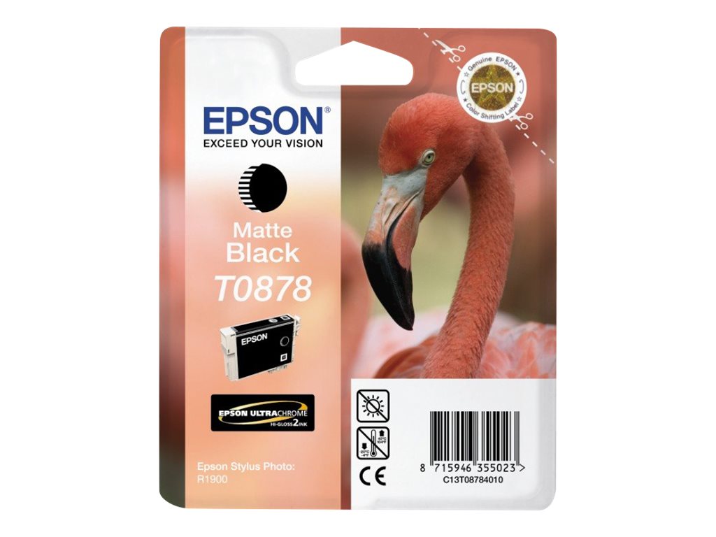 Epson T0878 - 11.4 ml - mattschwarz - original