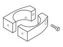 Ergotron Montagekomponente (Klammer) - Aluminium