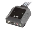 ATEN CS22DP - KVM-/Audio-/USB-Switch - 2 x KVM/Audio/USB