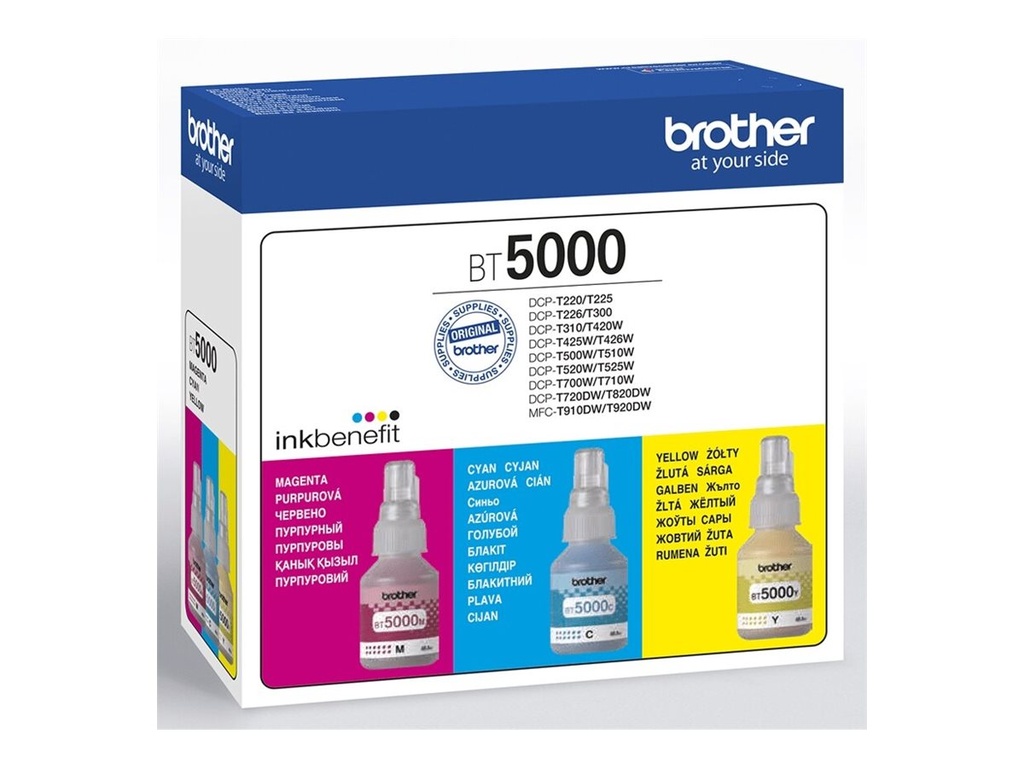 Brother BT5000CL Value Pack - 3er-Pack - 48.8 ml