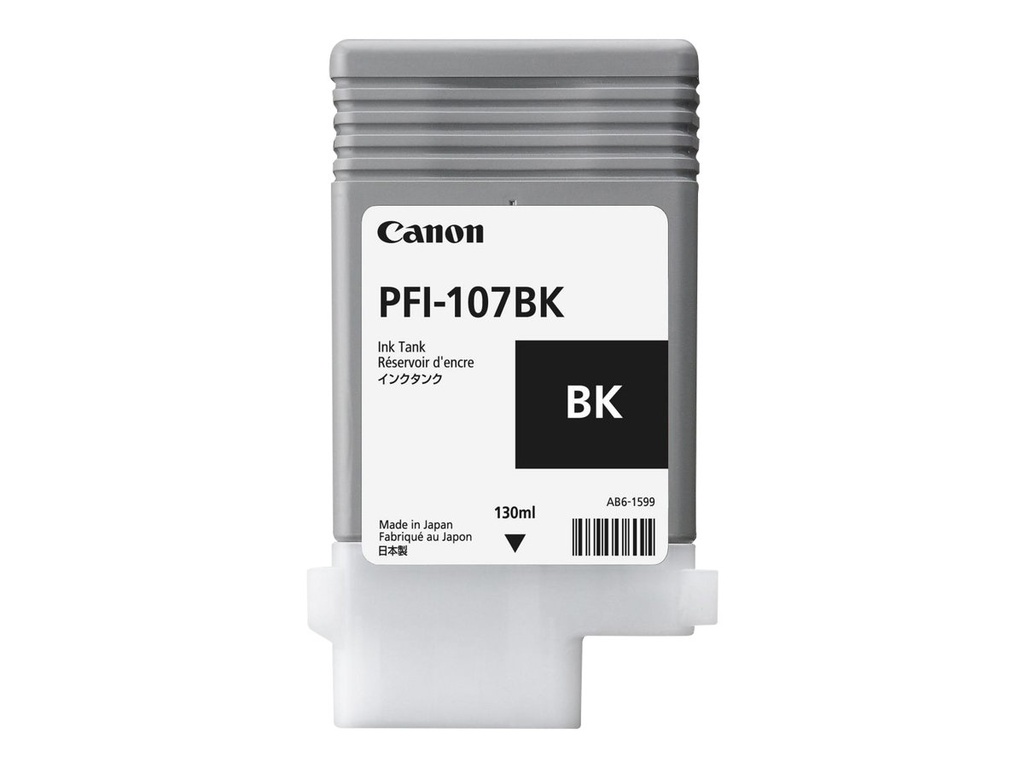 Canon PFI 107 BK Foto-sort Blækbeholder 6705B001 - Original - Tintenpatrone