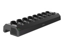 Axis W701 Mk II - Station zum Laden und Synchronisieren - 8-Bay + AC-Netzteil - 120 Watt - 8 Ausgabeanschlussstellen (Kameraanschluss für Körperkameras)