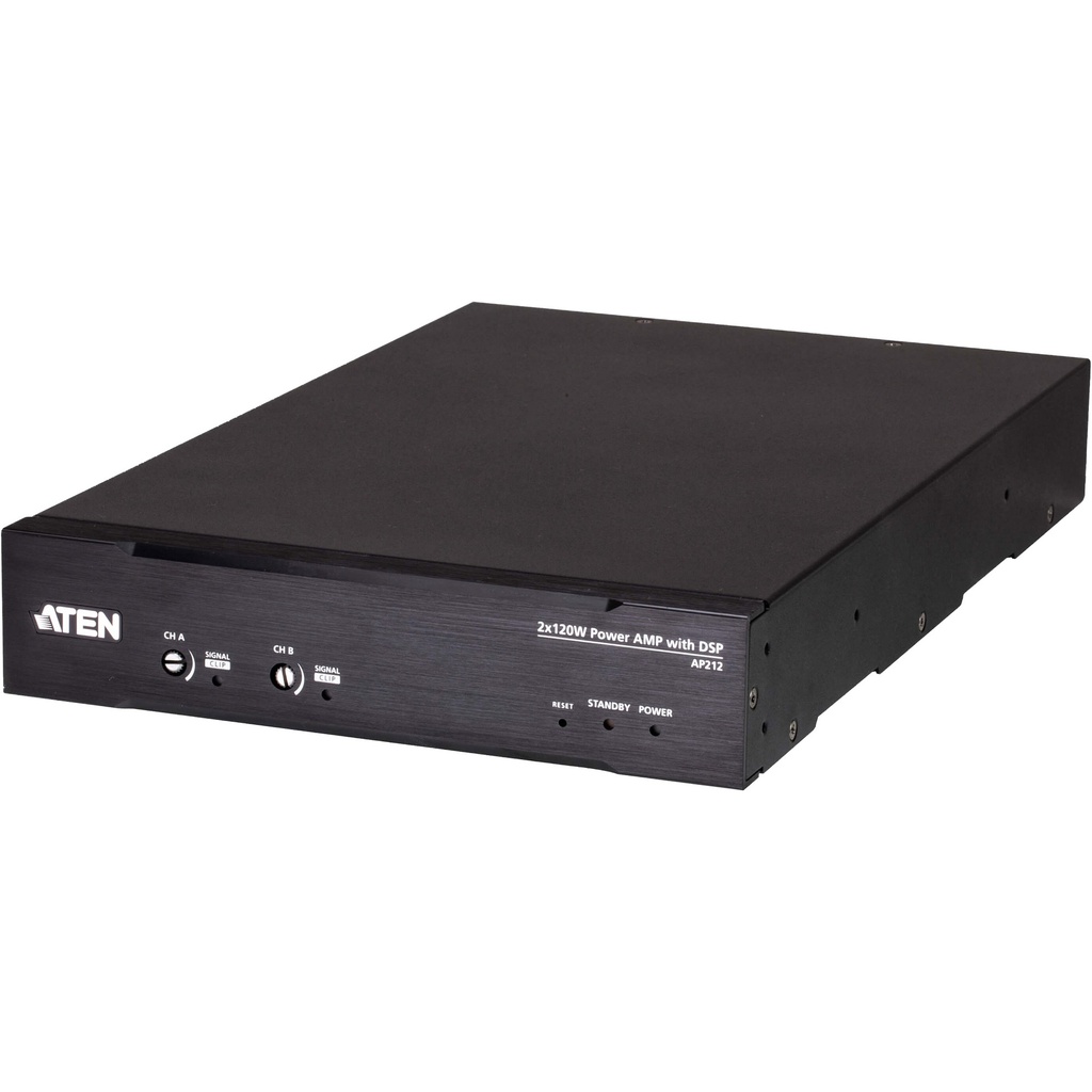 ATEN AP212 2 x 120W Leistungsverstärker mit DSP - KVM-Umschalter - RS-232