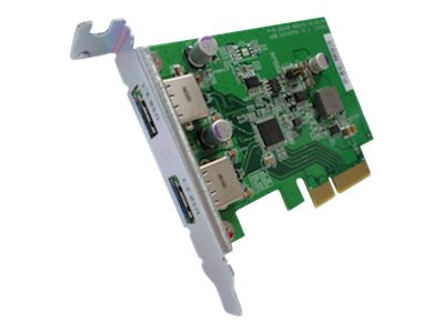 QNAP USB-U31A2P01 - USB-Adapter - PCIe Low-Profile