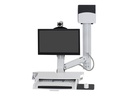Ergotron Befestigungskit (CPU-Halter, Tastatur-Tablett, Monitorhalterung) - für LCD-Display / PC-Ausrüstung - kleiner CPU-Halter - Aluminium, hochwertiger Kunststoff - weiß - Bildschirmgröße: bis zu 61 cm (bis zu 24 Zoll)