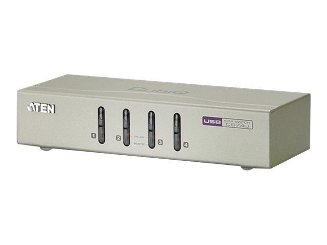 ATEN CS74U - KVM-Switch - 4 x KVM port(s) - 1 lokaler Benutzer