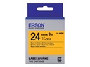 Epson LabelWorks LK-6YBP - Schwarz auf Gelb - Rolle (2,4 cm x 9 m)